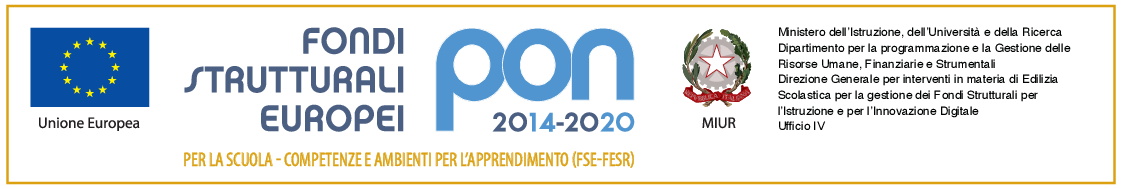Logo PON FESR FSE